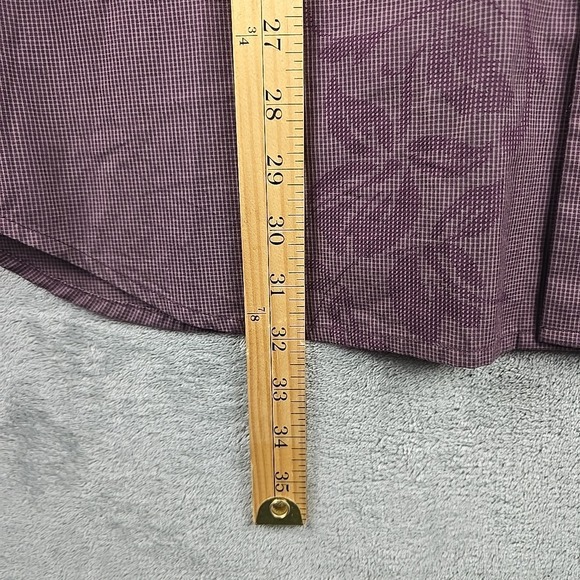 Tommy Bahama Shirt Mens‎ XL Purple Tropical Floral Button Long Sleeve Hawaiian - Picture 8 of 10